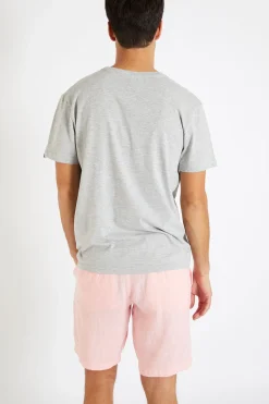 Cala 1789 Bermuda en lin rose XAVIER LINDYE New