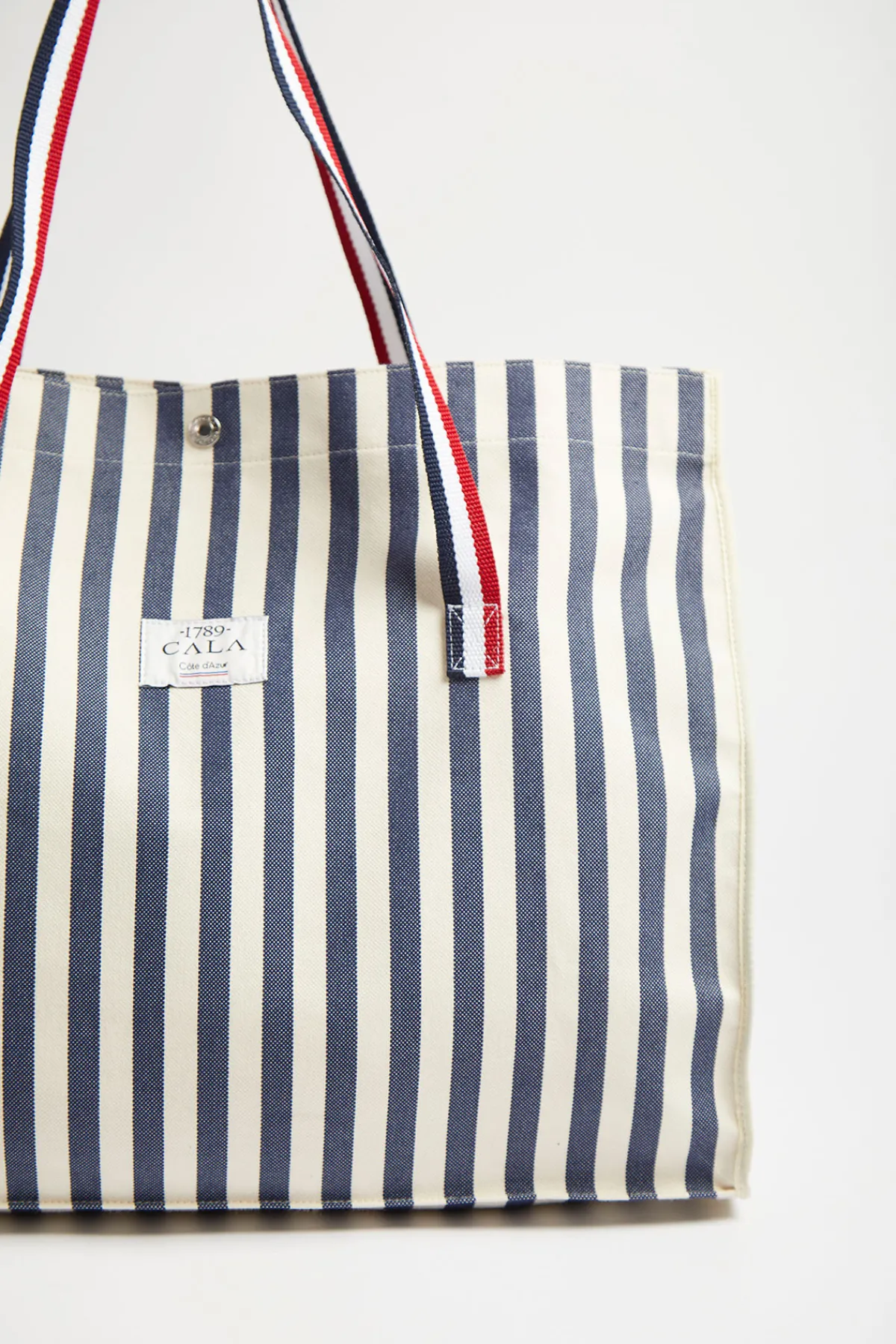 Cala 1789 Cabas de plage rayé bleu et blanc CABAS SUN Fashion
