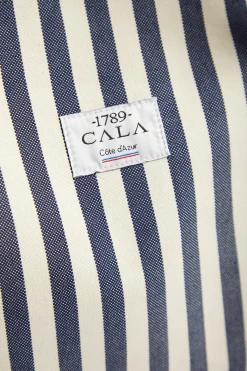 Cala 1789 Cabas de plage rayé bleu et blanc CABAS SUN Fashion