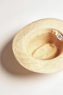 Cala 1789 Chapeau naturel et marine MALLO CASANOVA Outlet