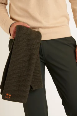 Cala 1789 Écharpe Kaki Homme SAMUEL MARCEL Outlet