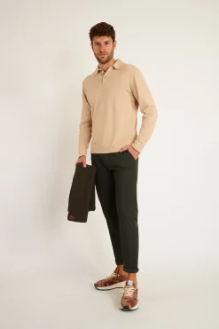 Cala 1789 Écharpe Kaki Homme SAMUEL MARCEL Outlet