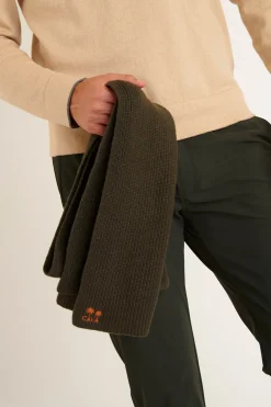 Cala 1789 Écharpe Kaki Homme SAMUEL MARCEL Outlet