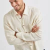 Cala 1789 Chemise Beige en lin Chemiseml Lindye Fashion