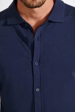 Cala 1789 Chemise bleu marine FAUST TERZO Fashion