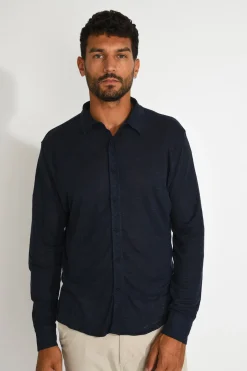 Cala 1789 Chemise bleu marine JEAN LIN Best