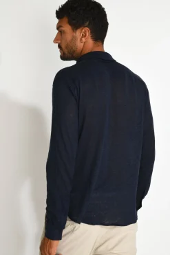 Cala 1789 Chemise bleu marine JEAN LIN Best
