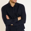 Cala 1789 Chemise bleu marine QUENTIN PISE matière coton New