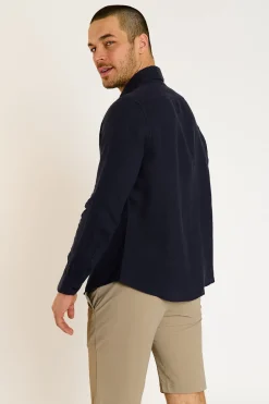 Cala 1789 Chemise bleu marine QUENTIN PISE matière coton New