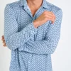Cala 1789 Chemise bleue homme ALAIN TIVOLI Discount