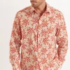 Cala 1789 Chemise corail ALAIN AGORA Outlet