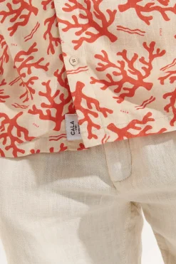 Cala 1789 Chemise corail STEFANO AGORA Sale