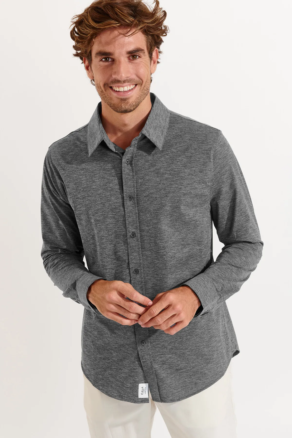 Cala 1789 Chemise gris anthracite ALAIN ORSINI Clearance
