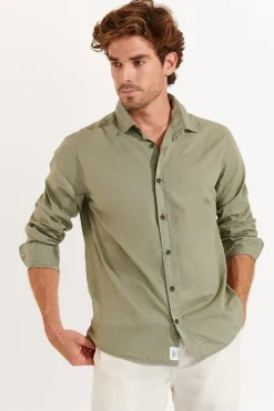Cala 1789 Chemise kaki Alain Bonassola Discount