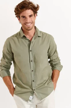 Cala 1789 Chemise kaki Alain Bonassola Discount