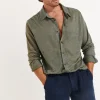 Cala 1789 Chemise kaki ALAIN LIN Discount