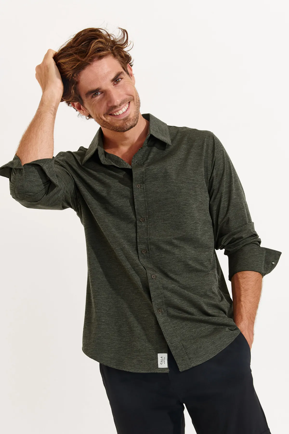 Cala 1789 Chemise kaki ALAIN ORSINI Online