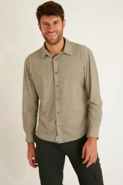 Cala 1789 CHEMISE MANCHES LONGUES BEIGE ALAIN NAPOLI Outlet