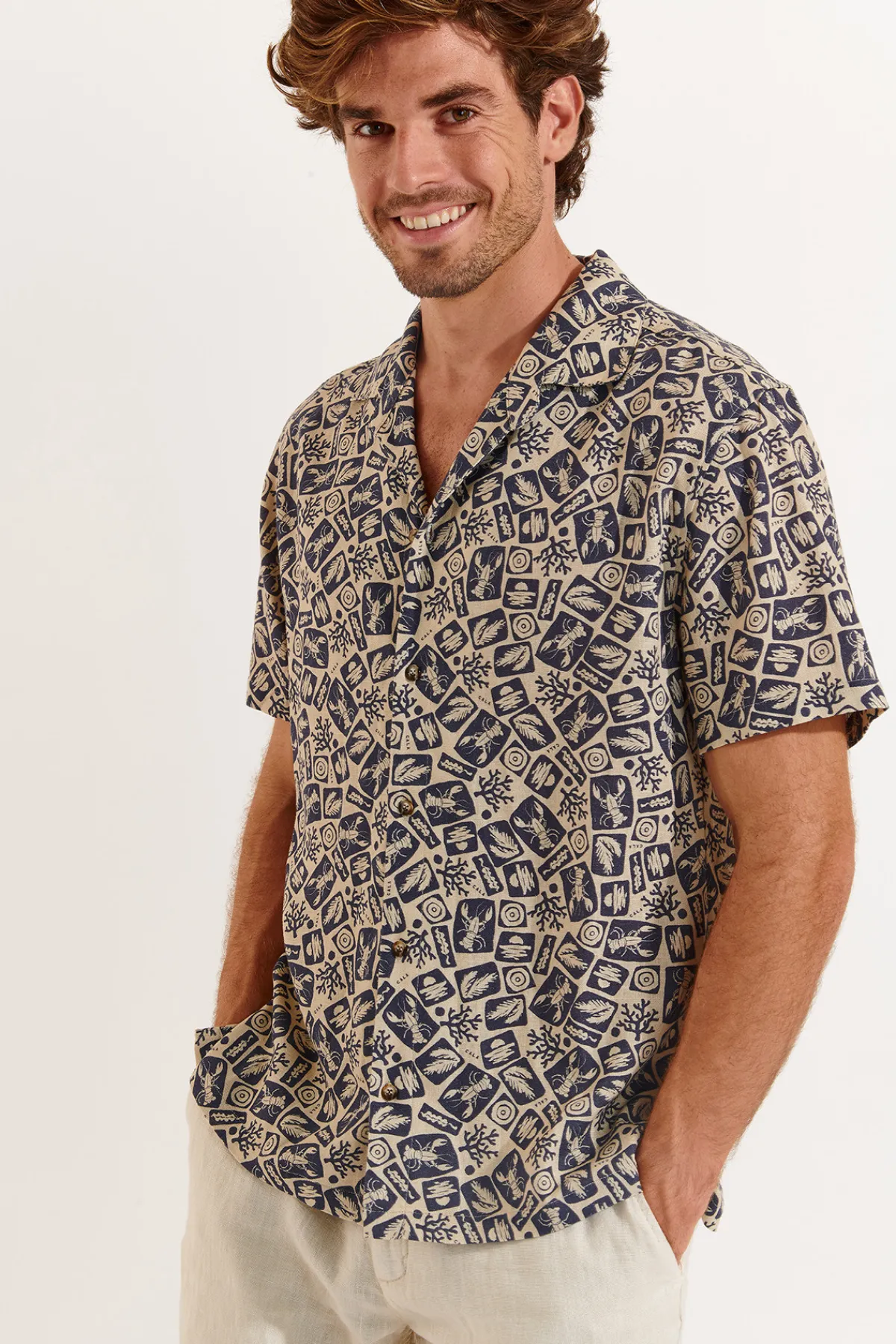 Cala 1789 Chemise marine STEFANO CORFOU Online