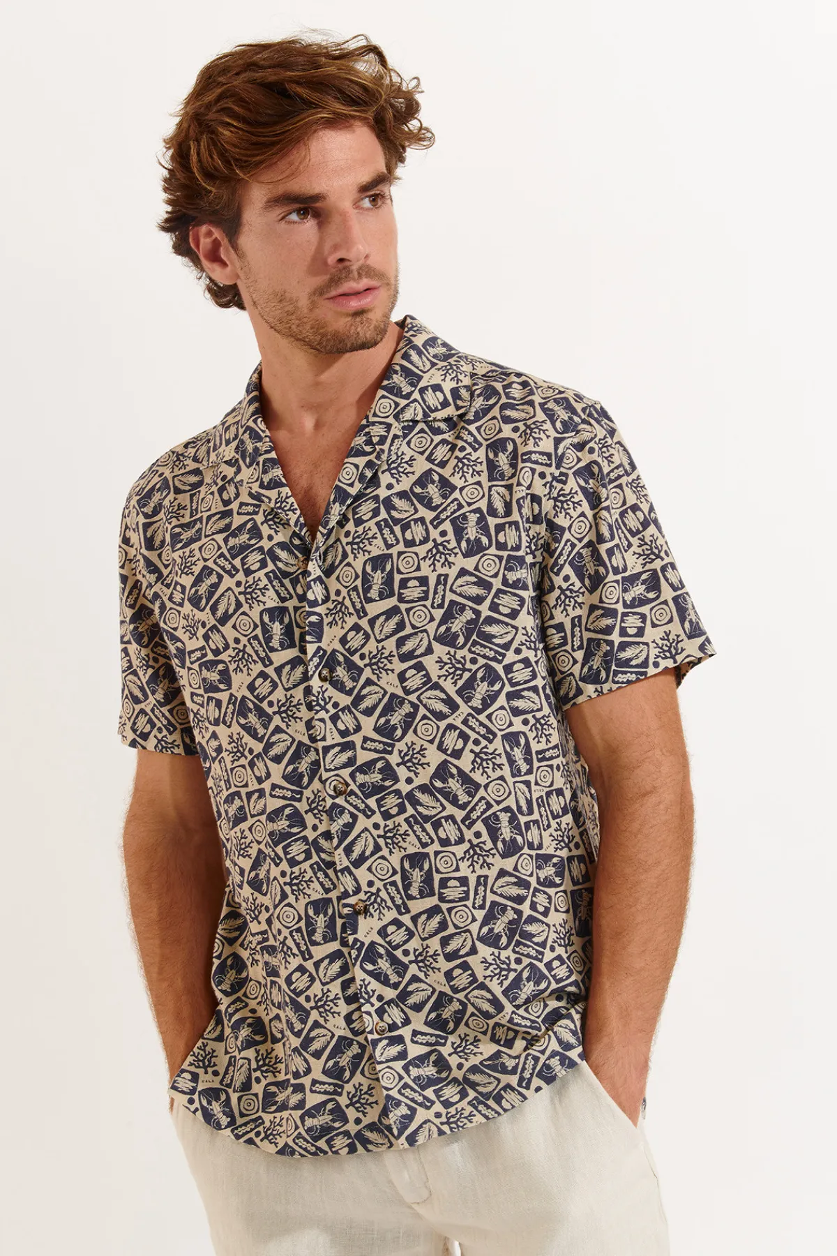 Cala 1789 Chemise marine STEFANO CORFOU Online