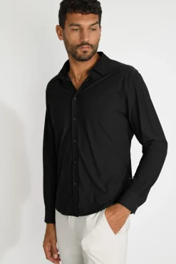 Cala 1789 Chemise noir technique JEAN BAIABLUE Best
