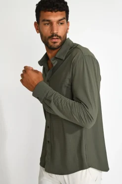 Cala 1789 Chemise technique kaki JEAN TRIESTE Best