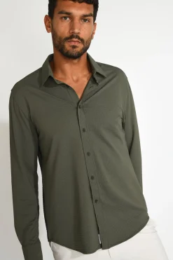 Cala 1789 Chemise technique kaki JEAN TRIESTE Best