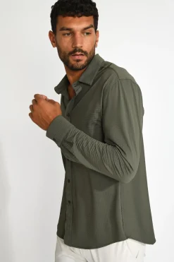 Cala 1789 Chemise technique kaki JEAN TRIESTE Best