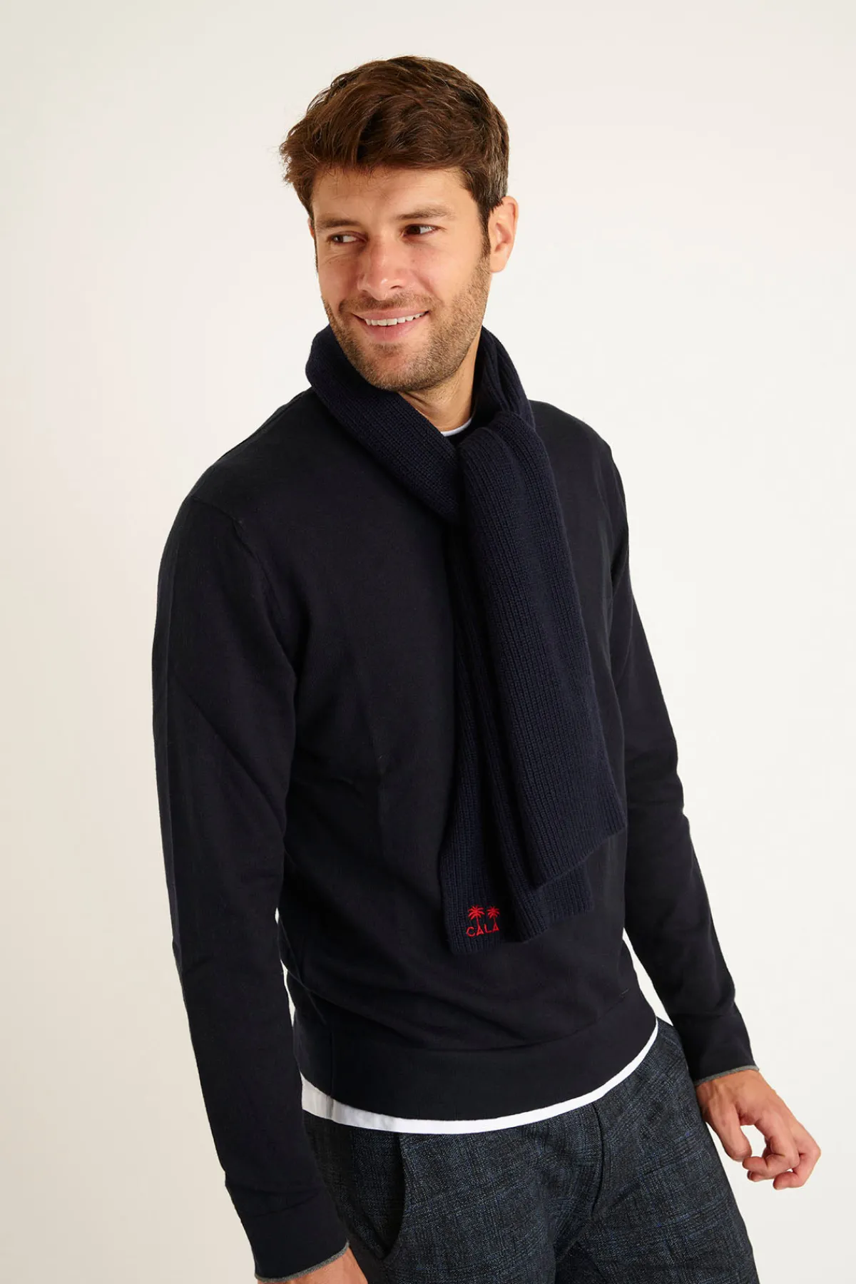 Cala 1789 Echarpe Marine Homme SAMUEL MARCEL Hot