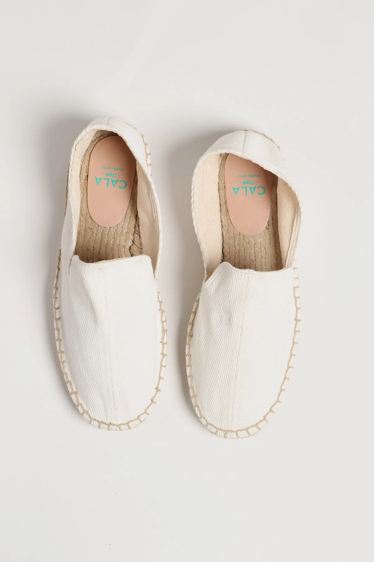 Cala 1789 Espadrilles blanches Slipon Bonifacio Discount