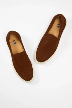 Cala 1789 Espadrilles en cuir acajoux LEON MARINELLA New