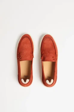 Cala 1789 Espadrilles en cuir cuivre LEON MARINELLA Discount