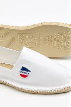 Cala 1789 Espadrilles en toile Blanche CLASSIQUE UNI Online
