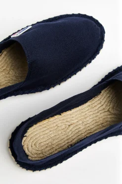 Cala 1789 Espadrilles en toile Bleu Marine - Made in France CLASSIQUE UNI Clearance