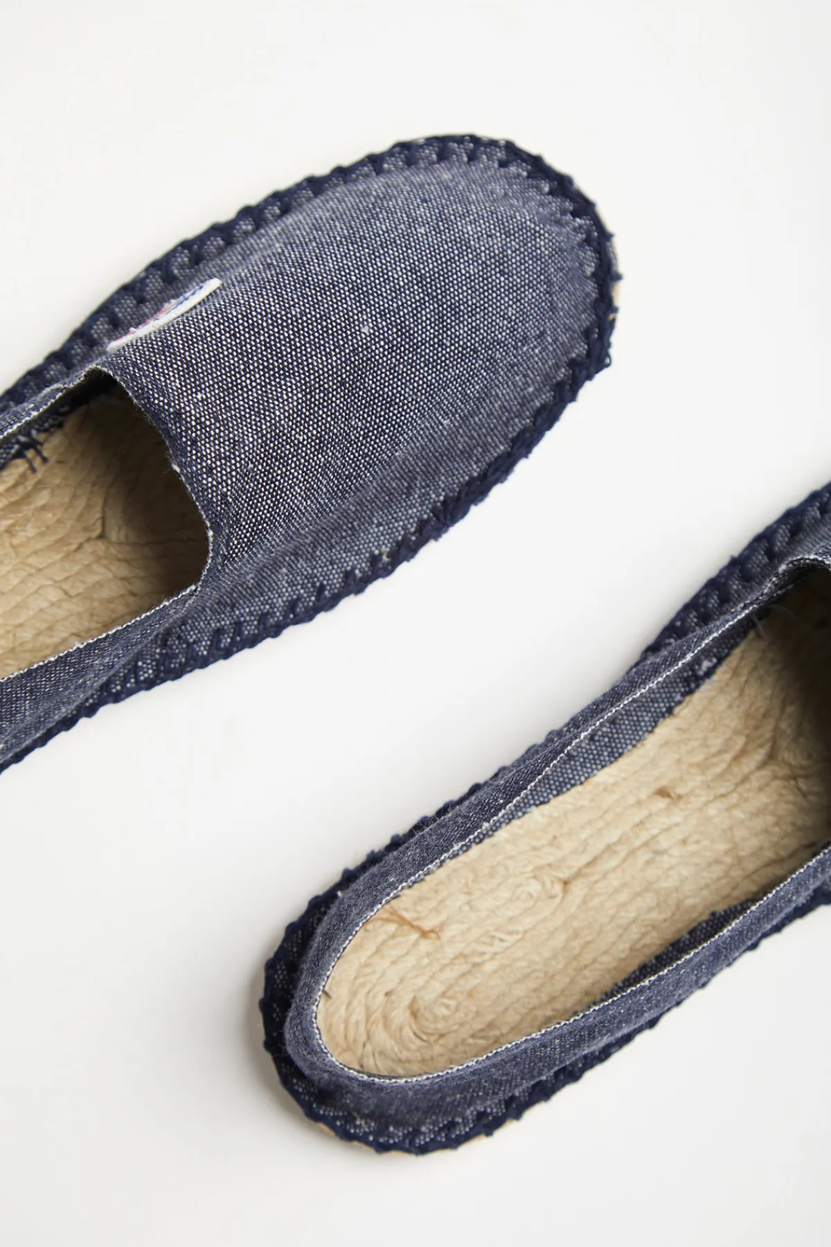Cala 1789 Espadrilles en toile Bleu Jean - Made in France CLASSIQUE UNI Outlet
