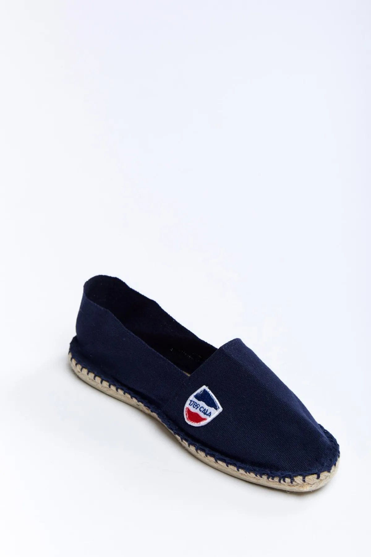 Cala 1789 Espadrilles en toile Bleu Marine - Made in France CLASSIQUE UNI Clearance