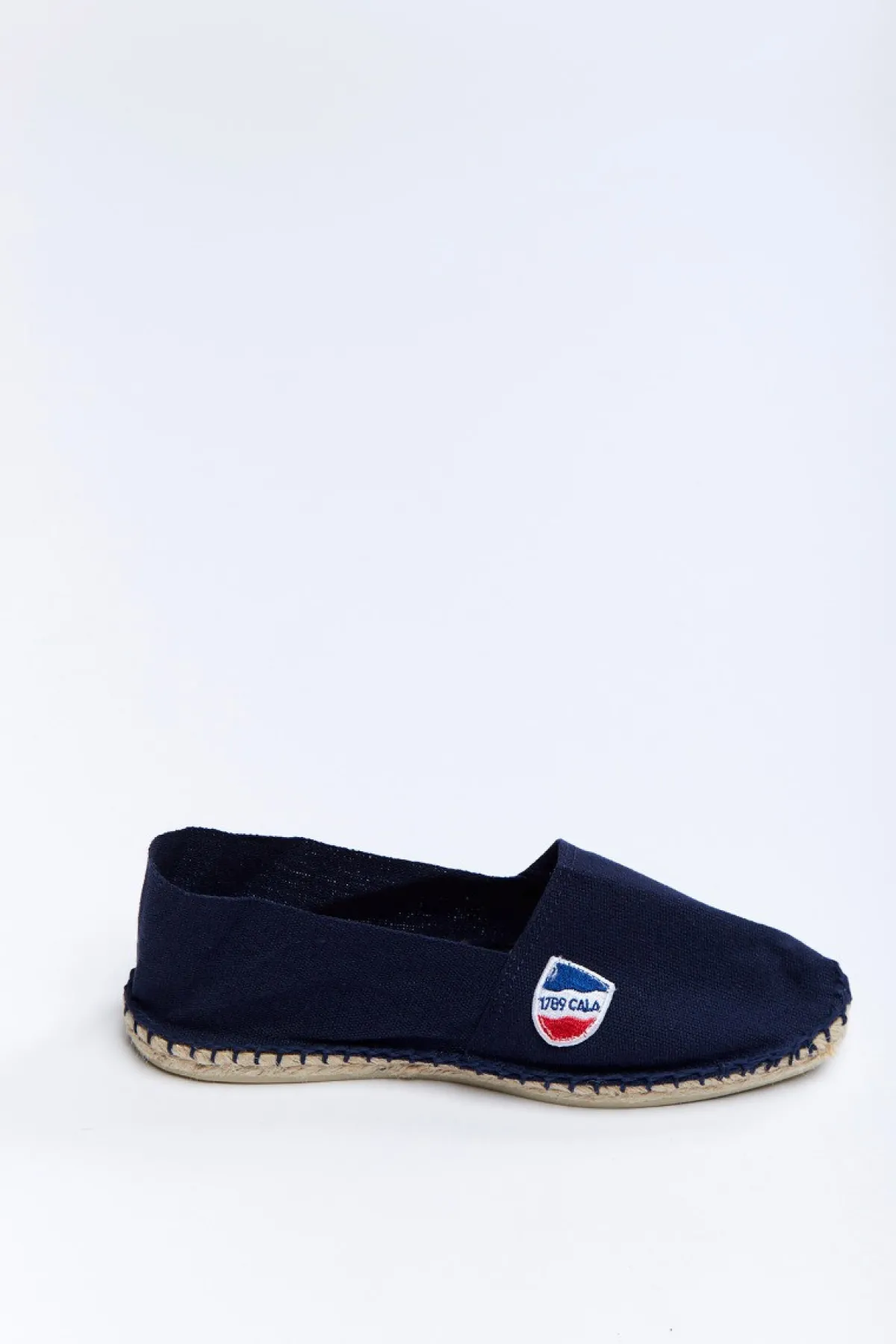 Cala 1789 Espadrilles en toile Bleu Marine - Made in France CLASSIQUE UNI Clearance