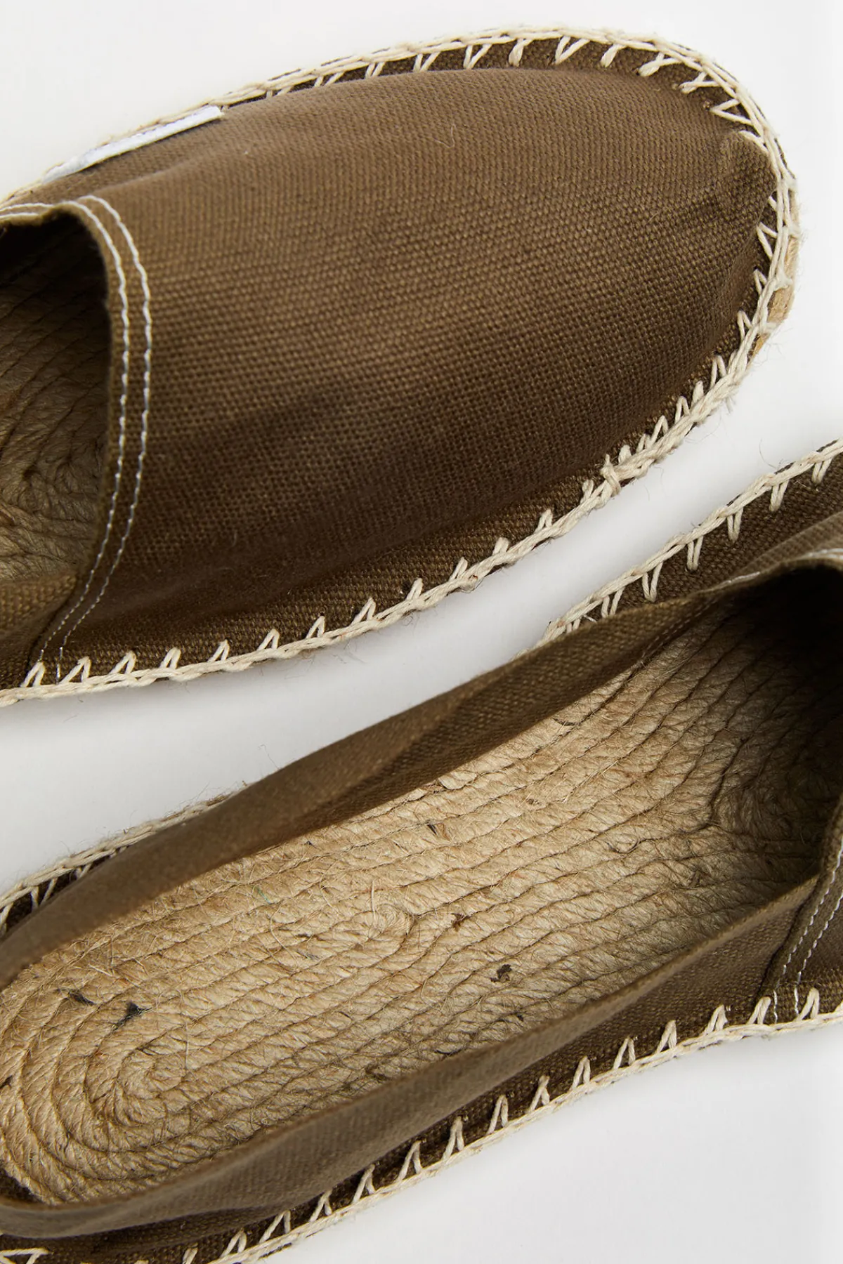 Cala 1789 Espadrilles en toile Kaki - Made in France CLASSIQUE UNI Fashion
