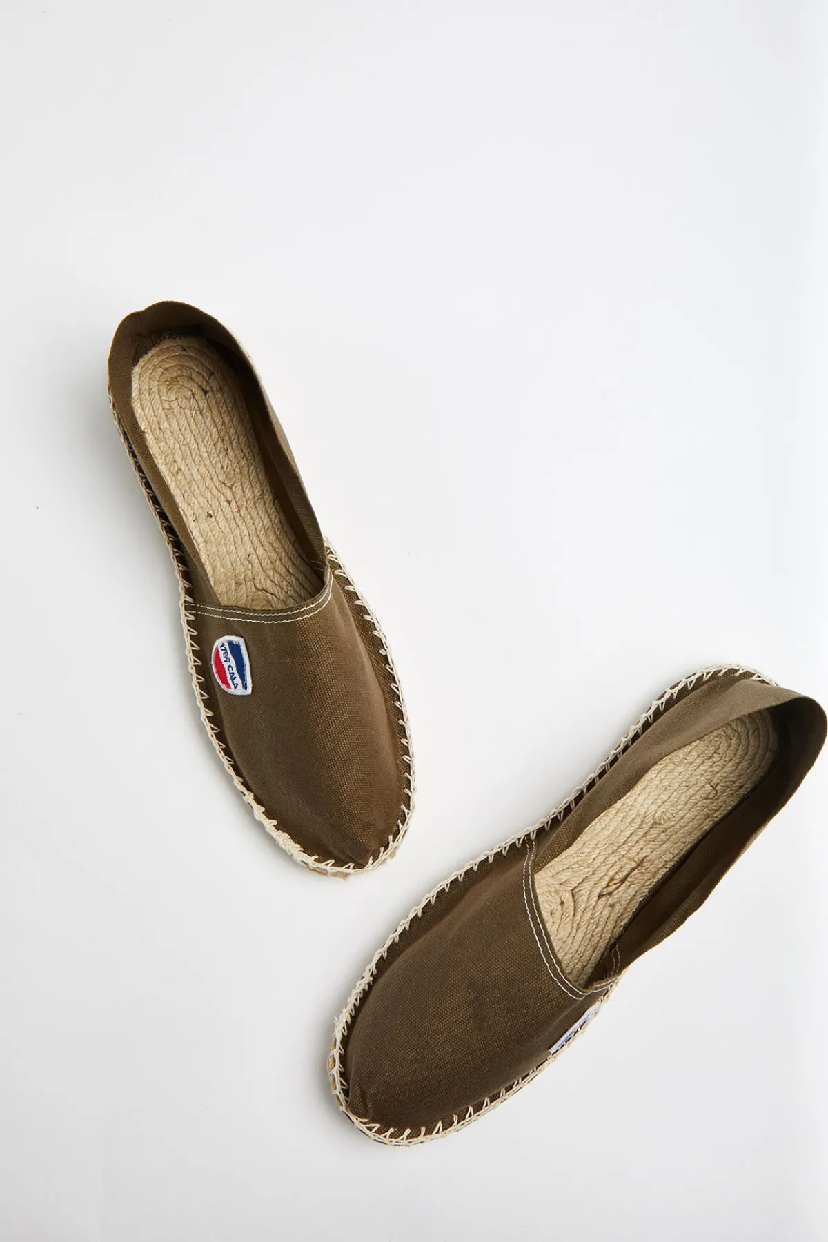 Cala 1789 Espadrilles en toile Kaki - Made in France CLASSIQUE UNI Fashion