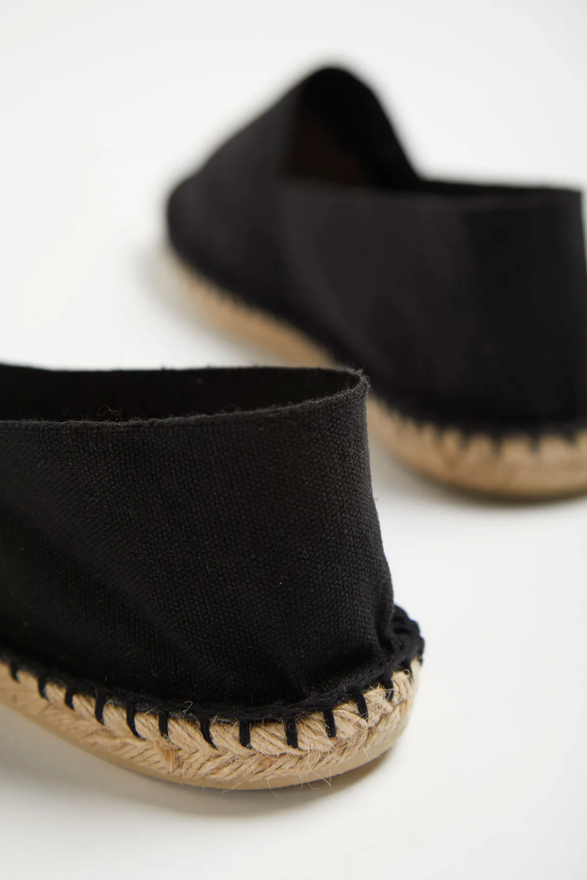 Cala 1789 Espadrilles en toile Noire - Made in France CLASSIQUE UNI Clearance