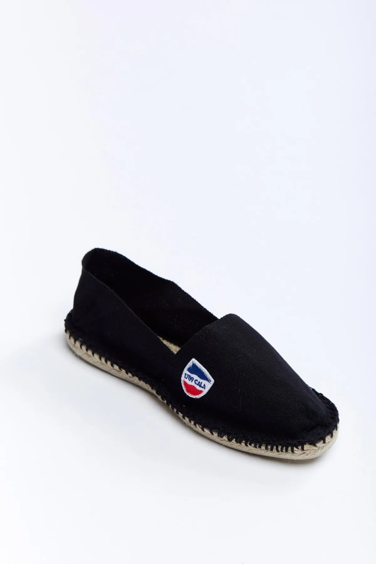 Cala 1789 Espadrilles en toile Noire - Made in France CLASSIQUE UNI Clearance