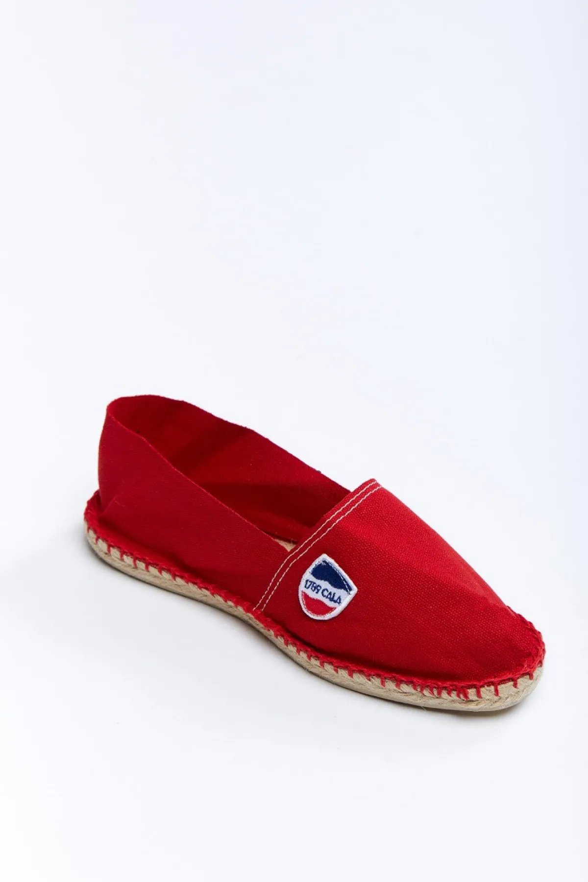 Cala 1789 Espadrilles en toile Rouge CLASSIQUE UNI Discount