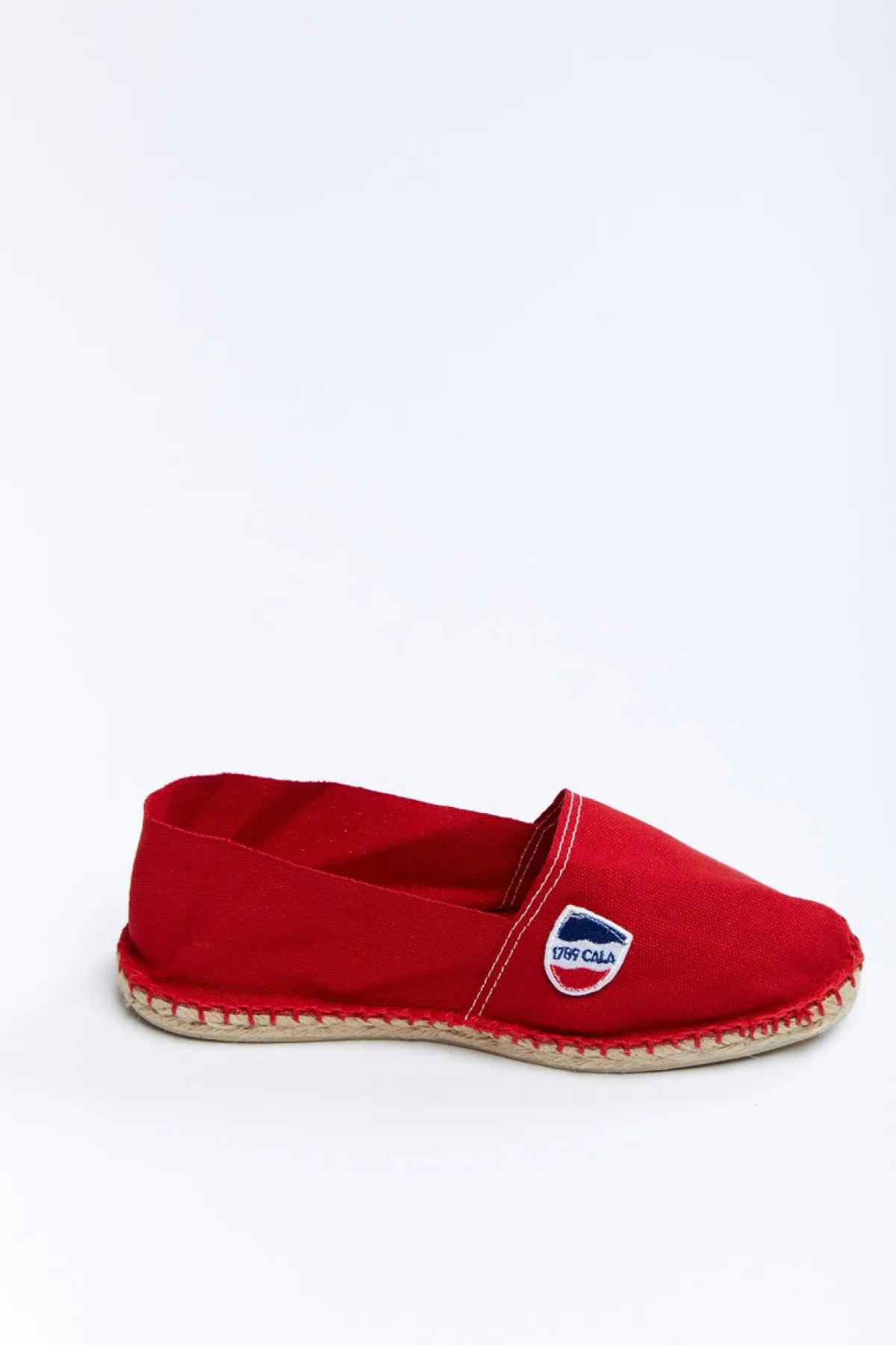 Cala 1789 Espadrilles en toile Rouge CLASSIQUE UNI Discount