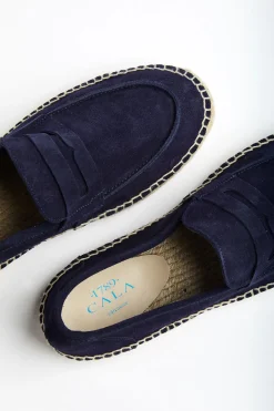 Cala 1789 Espadrilles Mocassin Cuir Marina Marine MARINA LEATHER Clearance