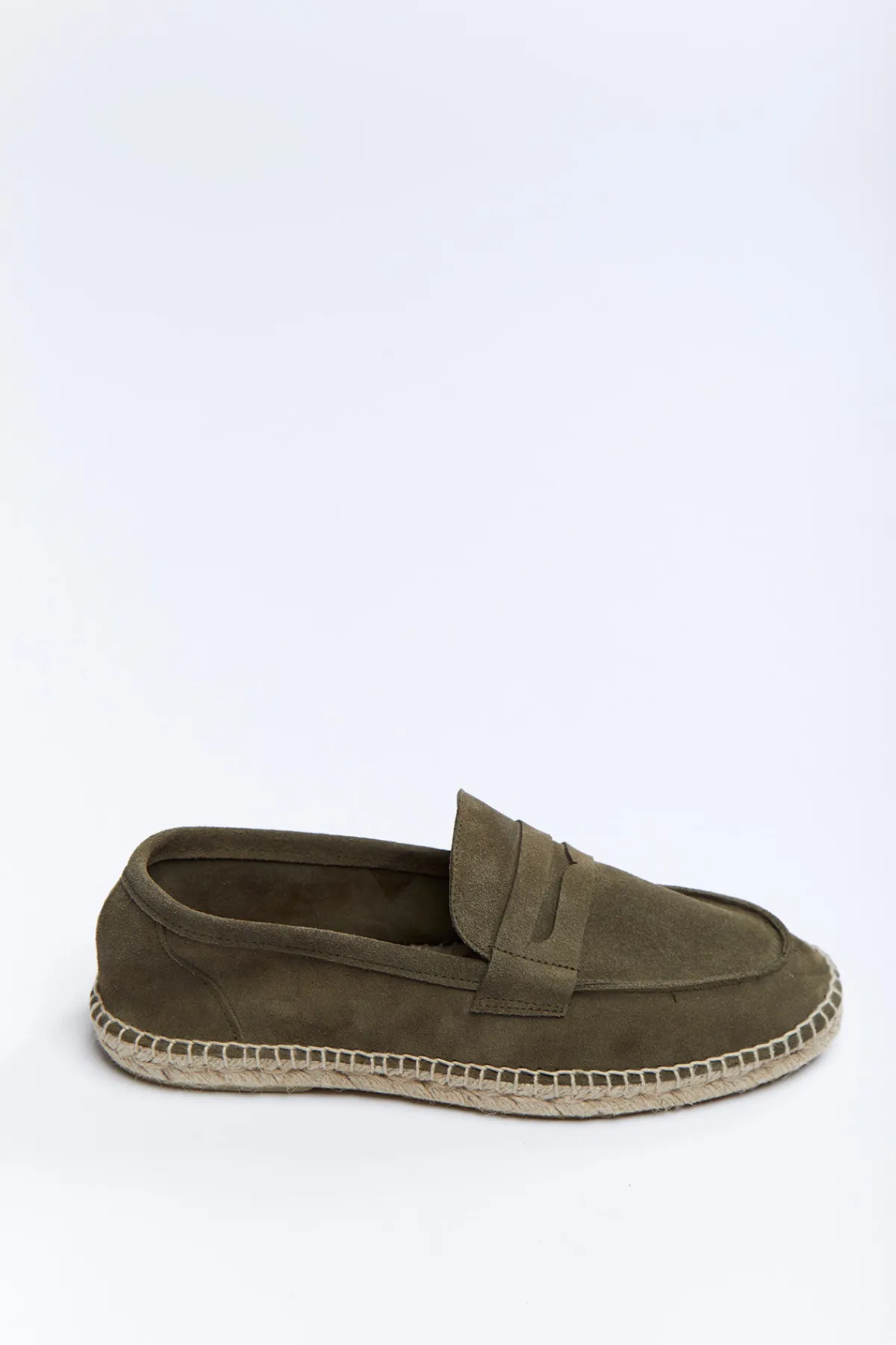 Cala 1789 Espadrilles Mocassin Cuir Marina Kaki MARINA LEATHER Best