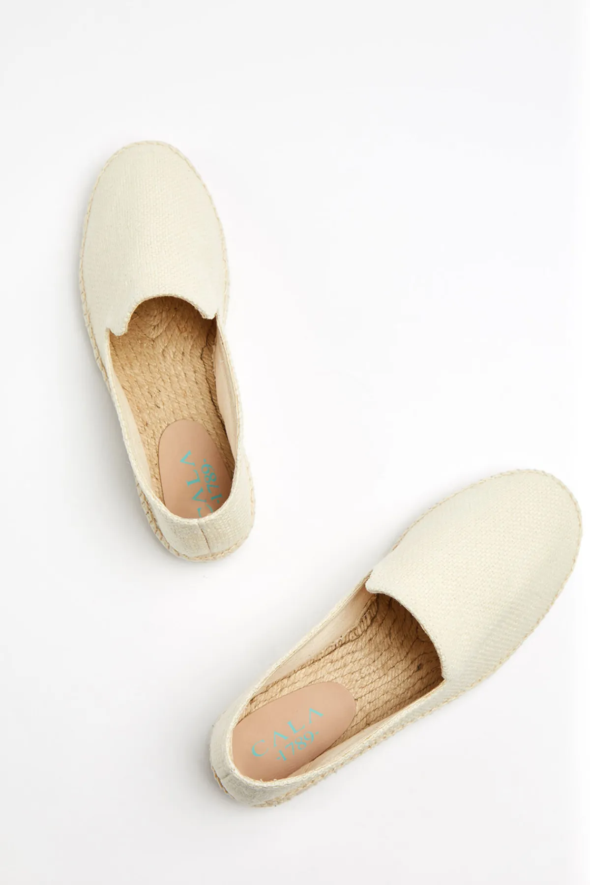 Cala 1789 Espadrilles Slip On écru SLIPON COTON Sale