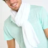Cala 1789 Foulard en lin blanc ELIAS LINDYE Fashion