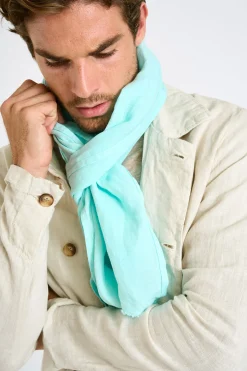 Cala 1789 Foulard en lin eaux ELIAS LINDYE Sale