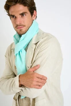 Cala 1789 Foulard en lin eaux ELIAS LINDYE Sale