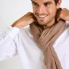 Cala 1789 Foulard en lin taupe ELIAS LINDYE New